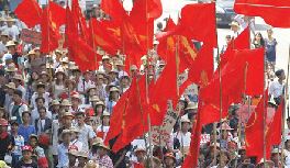 بلوا و اعتصاب در میانمار