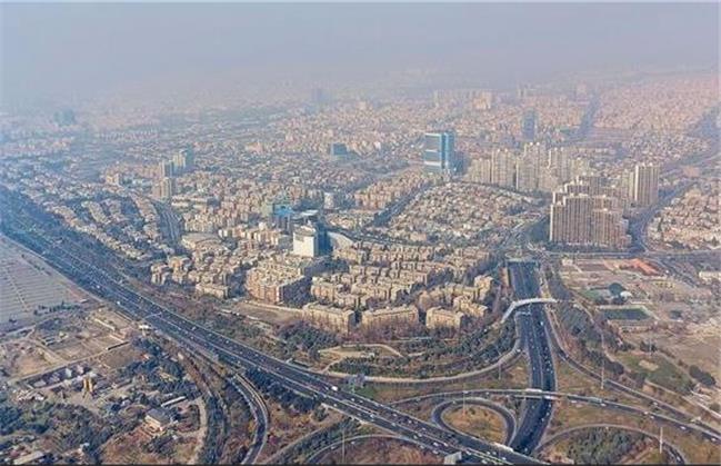 هوای تهران قرمز شد؛ منطقه ۱۵ در شرایط بنفش قرار دارد