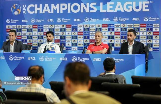 برگزاری نشست خبری پیش از دیدار تیم های فوتبال پرسپولیس و النصر عربستان