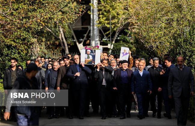 وداع با محمدعلی اسلامی ندوشن در تهران