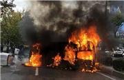 ایرنا: اغتشاشگران در یاسوج خودروی یک طلبه را آتش زدند