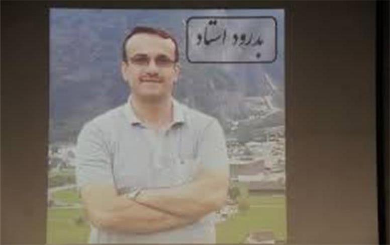 بدرقه پیکر زنده‌یاد دکتر محمدعلی فرامرزی در دانشکده داروسازی