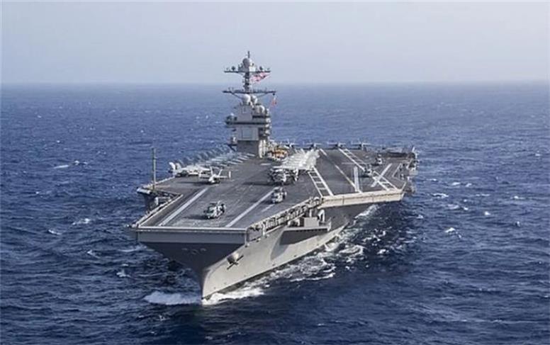 بزرگ‌ترین ناو هواپیمابر دنیا در راه خلیج فارس