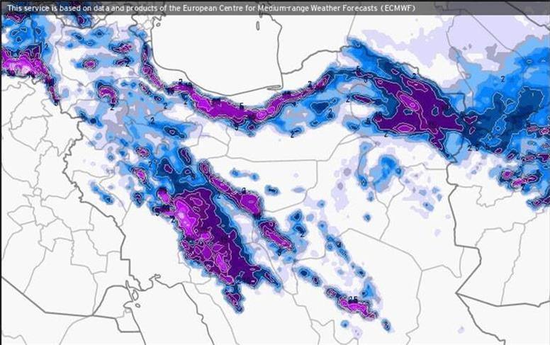 10 روز بارش سنگین برف از البرز تا زاگرس