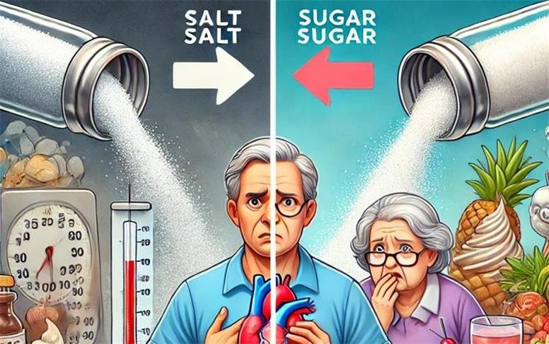 کدام یک خطرناک‌تر است؟ قند یا نمک؟