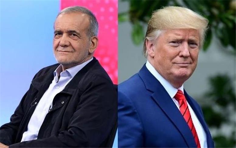 بازنشر سخنان پزشکیان توسط ترامپ