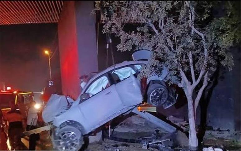 تصادف مرگبار BMW مقابل پارک پردیسان
