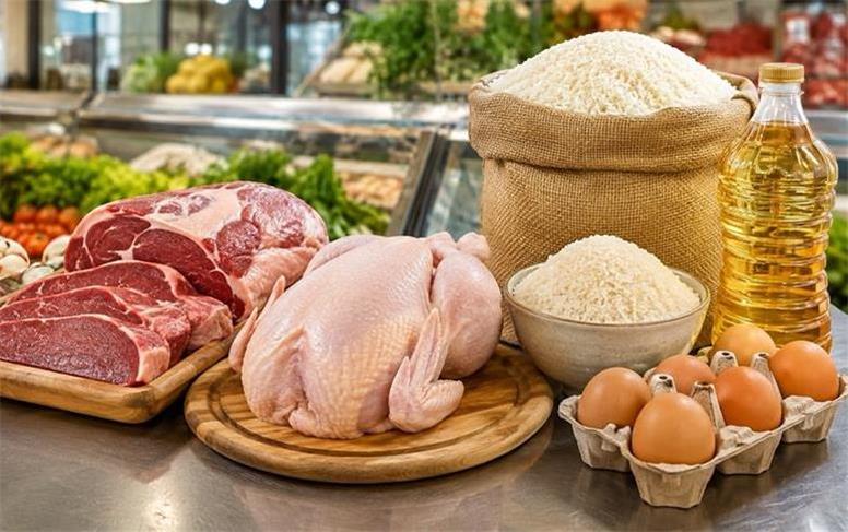 تازه‌ترین قیمت گوشت، روغن، تخم مرغ، برنج، لبنیات
