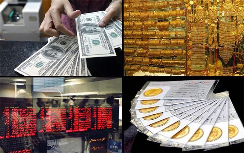 پیشروی بورس؛ عقب نشینی دلار و طلا