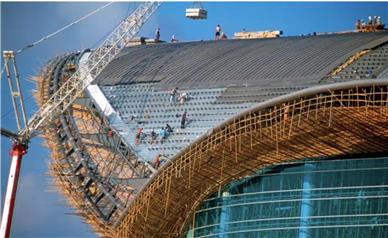 ساختن یک شهر مدرن با استفاده از تکنیکی چندصدساله