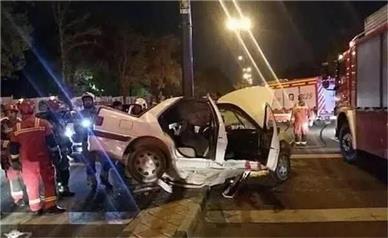 برخورد مرگبار یک خودرو به تجمعات مردمی